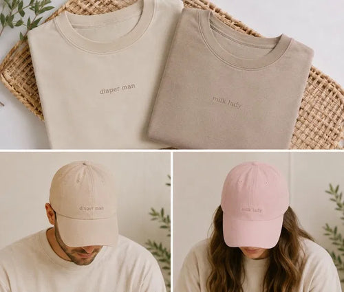 2AM Club — Diaper Man and Milk Lady matching set, worn